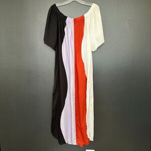 Mara Hoffman Swim Colorblock Swim Cover-up Dress – S